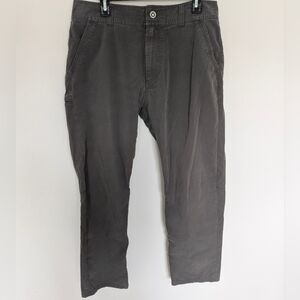 Kuhl Men’s Slax Pants Size 34x30 Green Outdoor Hiking Quick Dry Moisture Wicking